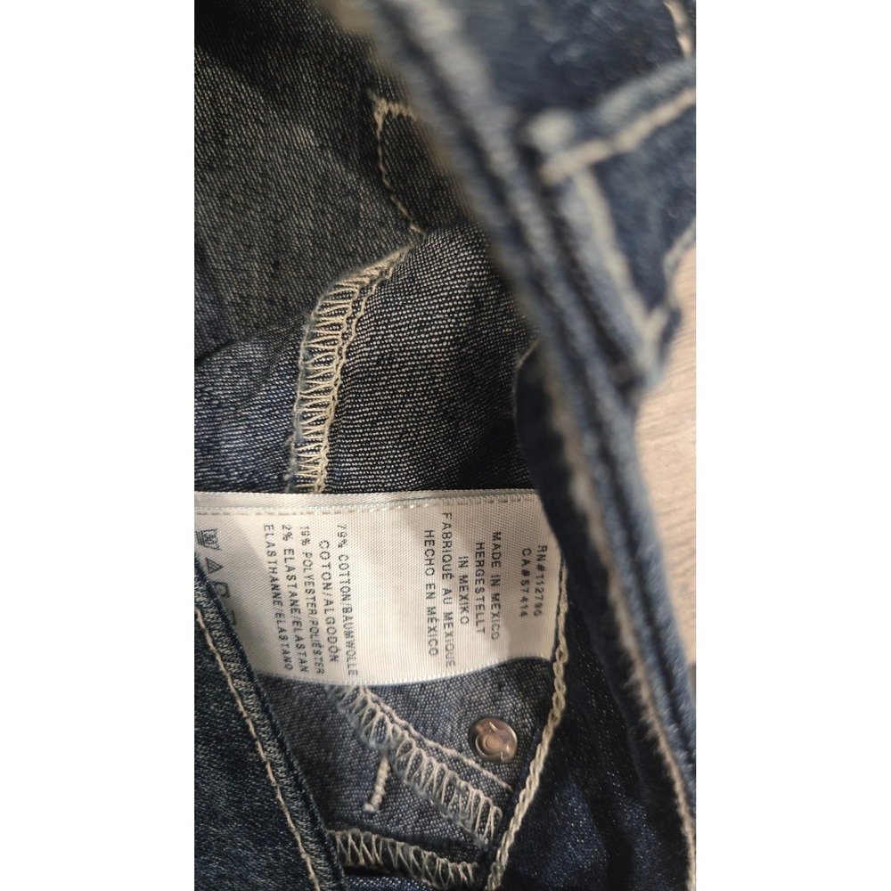 True Religion Legging Basic Allover Natural Jeans FDD Summit Dark Wash Size 28 - Picture 4 of 6